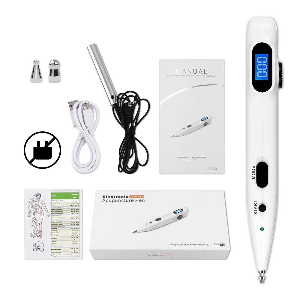 Lápiz de Acupuntura Eléctrico – Alivio Inteligente para Dolores Musculares y Articulares