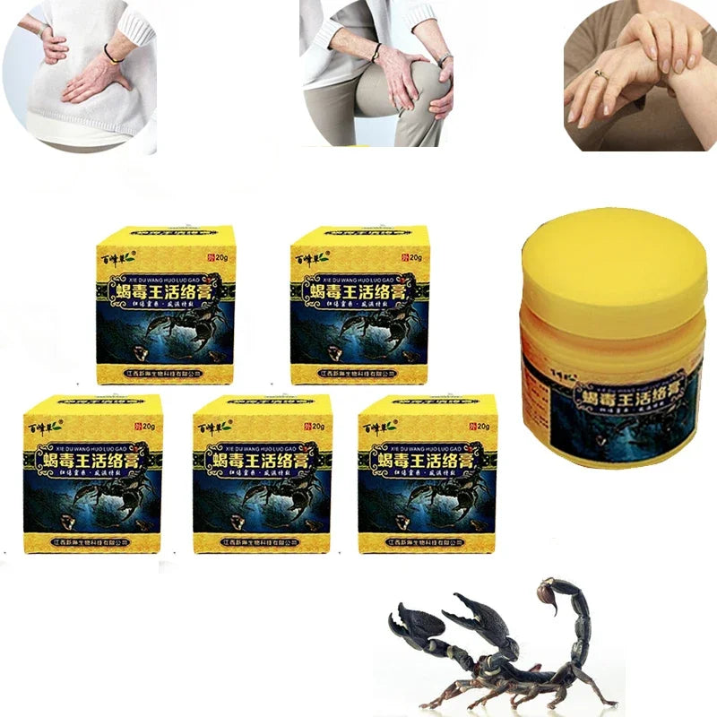 Bálsamo de Escorpión Premium – Alivio Reconfortante para Músculos y Articulaciones